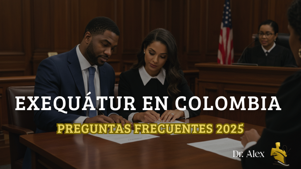 Exequátur en Colombia por Dr. Alex