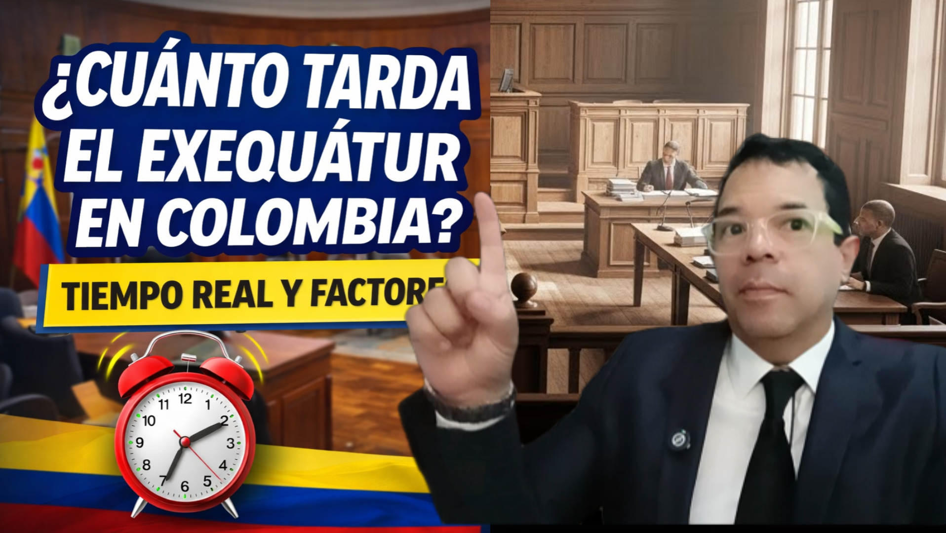 Tiempo del exequátur en Colombia