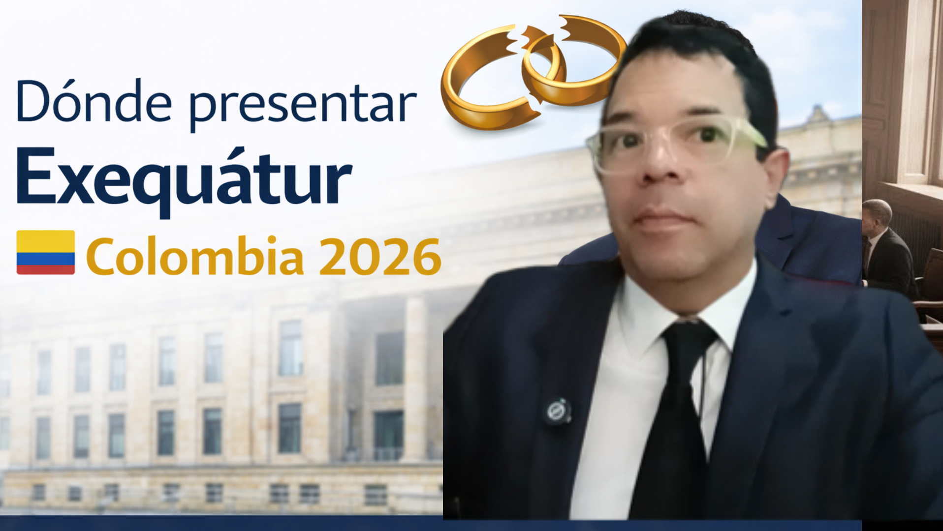 Dónde presentar Exequátur Colombia