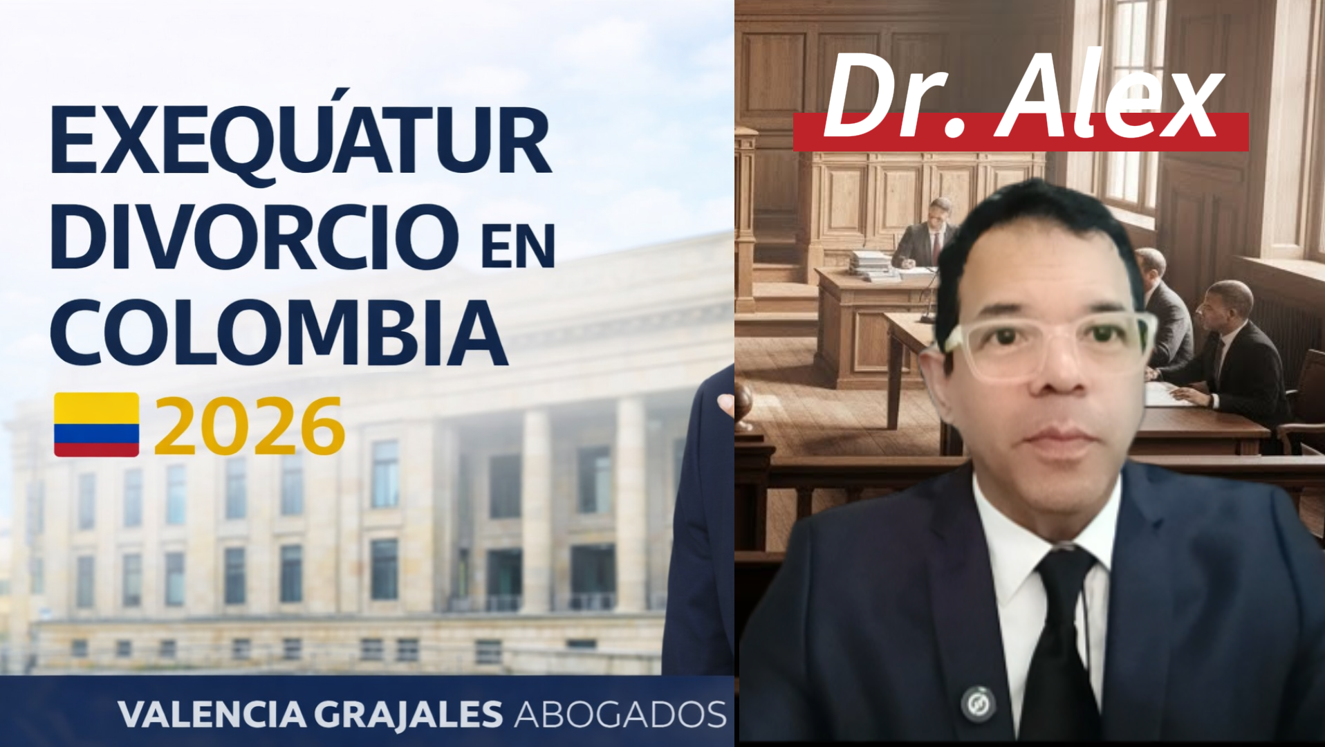 exequátur divorcio en colombia