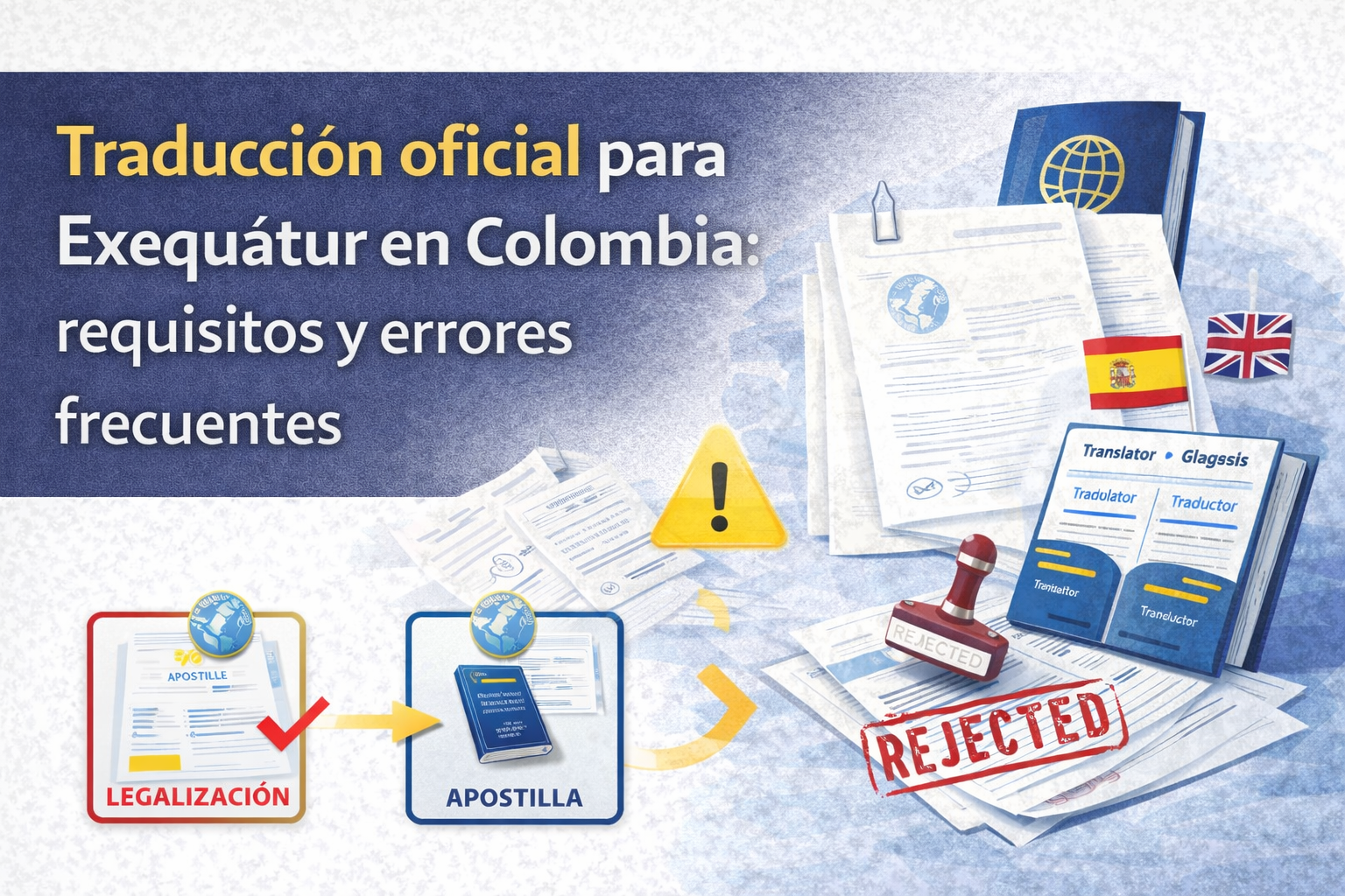 Traducción exequátur Colombia