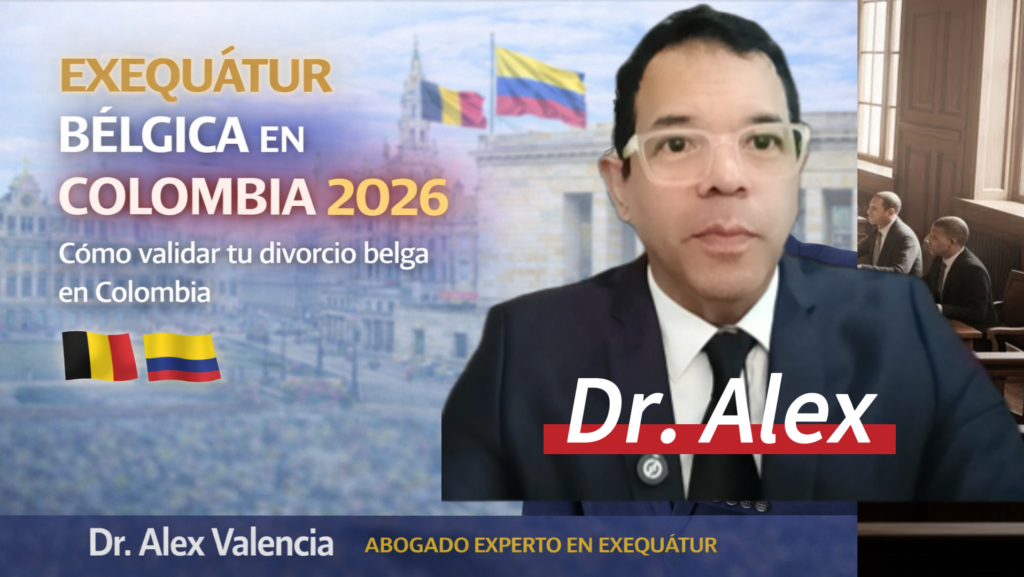 Exequátur  Belgica Colombia