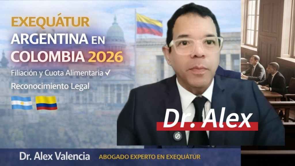 Exequátur Argentina Colombia