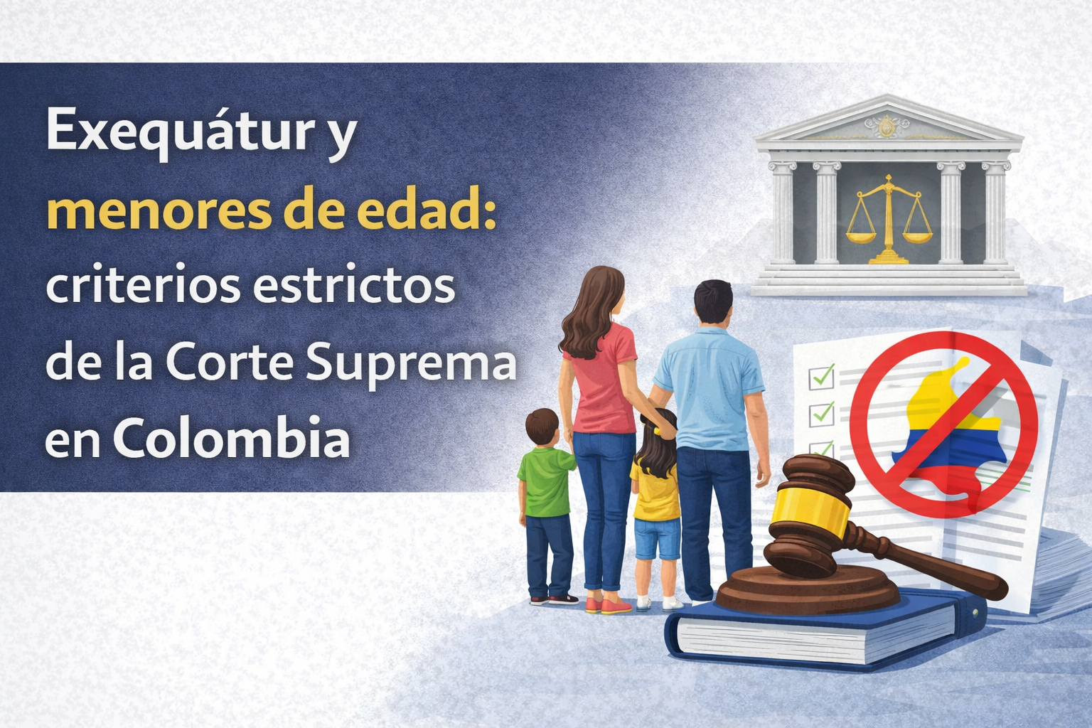 Exequátur menores de edad