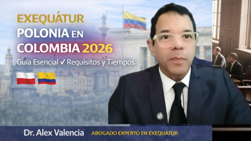 exequátur polonia colombia