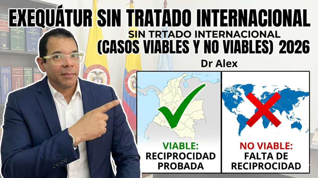 exequátur sin tratado