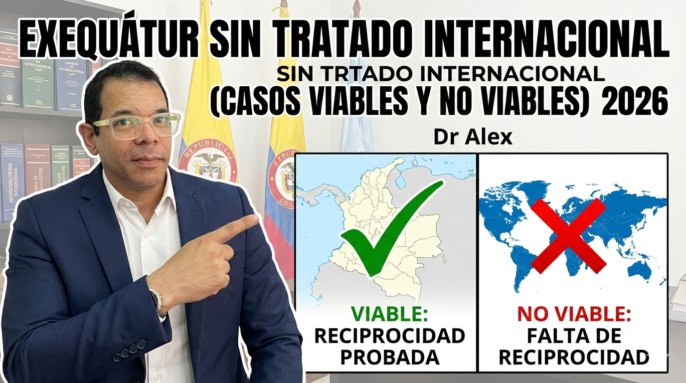 exequátur sin tratado