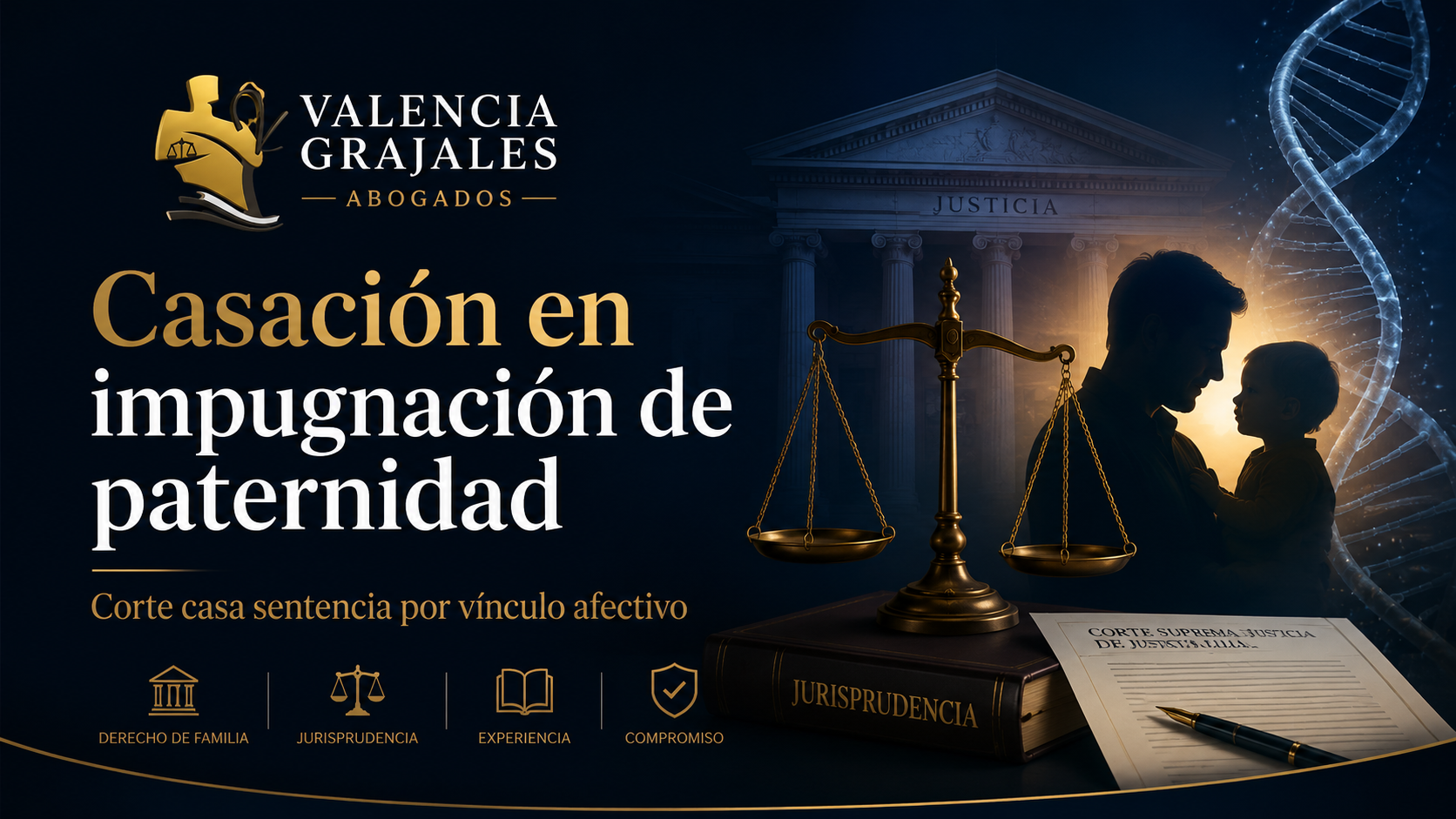 Casación en impugnación de paternidad por sentencia basada solo en ADN y vínculo afectivo no valorado