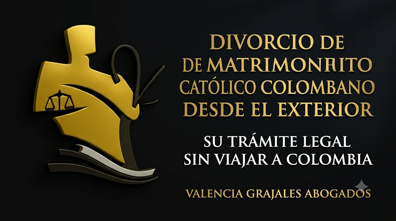 divorcio de matrimonio catolico colombiano desde el exterior valencia grajales abogados